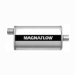 MagnaFlow 12589 Satin Finish Stainless Steel Muffler - 3in. Inlet / Outlet, Center / Offset, 5in. x 11in. Oval, 22in. Body Length, 28in. Overall Length (12589, M6612589)