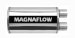 MagnaFlow High Performance Muffler 5x8" OvalBody-14" Body w/ 2.5" Inlet/Outlet- Offset-Offset Same EndMirror Finish (14210, M6614210)