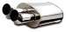 MagnaFlow 14801 Street Series Muffler - 2.25in. Center Inlet / 2.5in. Dual Tip Outlet, 5in. x 8in. Oval, 14in. Body Length, 24.5in. Overall Length (14801, M6614801)