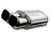 MagnaFlow 14804 Street Series Muffler - 2.25in. Center Inlet / 3in. Dual Tip Outlet, 5in. x 8in. Oval, 14in. Body Length, 24.75in. Overall Length (14804, M6614804)