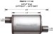 MagnaFlow 11133 Stainless Steel 1.75" Oval Muffler (11133, M6611133)
