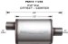 MagnaFlow 11254 Stainless Steel 2" Oval Muffler (11254, M6611254)