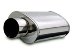 MagnaFlow 14850 Race Series Muffler - 2.25in. Center Inlet / 4in. Single Tip Outlet, 5in. x 8in. Oval, 14in. Body Length, 20.75in. Overall Length (14850, M6614850)