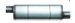 MagnaFlow High Performance Muffler 7" RoundBody -30" Body w/ 3" Inlet/Outlet- Offset-Offset3 Chamber Muffler-Satin Finish (13749, M6613749)