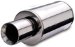 MagnaFlow 14825 Street Series Muffler - 2.25in. Center Inlet / 4in. Single Tip Outlet, 7in. Round, 14in. Body Length, 24.25in. Overall Length (14825, M6614825)
