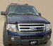 2007-2008 Ford Expedition Vigilante Premium Series Hood Protector Aerodynamic w/Reverse Flip No Drilling Required Smoke (2138-2, 21382, S1C21382)
