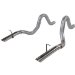 Flowmaster 15820 3.00" Rear Exit Prebend Tailpipe with Stainless Tip - 2 Piece (15820, F1315820)