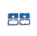 Holley 108-200 Blue Assortment Carburetor Gasket Kit - Pack of 4 (108200, 108-200, H19108200)