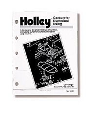 Holley 36-168 Carburetor Numerical Listing (36168, 36-168, H1936168)