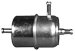 Hastings Filters GF84 In-Line Fuel Filter with Vapor Diverter, Clamp and Hose (GF84, HAGF84)