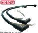 Black Color 98-79 Sportster, 883/1200, Post Style Coil / V2 Cylinder Ignition spark plug cable by Nology for HARLEY DAVIDSON Sportster (012052151-106752-Black)