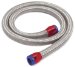 SSteel-Flex Fuel Line Kit Incl. Fuel Line w/2 Red And Blue Magna-Clamps 5/16 in. ID L-3 ft. (29390, S7129390)