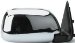 Toyota Pickup Manual, Chrome, Corner Mounted Mirror RH (passenger's side) TY10R 1992, 1993, 1994, 1995 (TY10R)