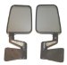 LED Heated Mirror Pair, Black, 87-02 Wrangler with Factory Half Doors & 94-02 Wrangler with Factory Full Doors (110152)