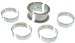 Clevite H-Series Main Bearings Main Bearings, H Series, 1/ 2 Groove, .001 in. Thinner Size, Tri Metal, Chevy, Small Block, Set of 5 (MS909HX, M25MS909HX)