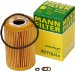 Mann-Filter HU 715/4 X Metal-Free Oil Filter (HU 7154 x, HU7154X)
