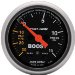 Auto Meter | 3376 2 1/16" Sport-Comp - Boost / Vacuum Gauge - Electric - 30 In. Hg / 15 PSI With Peak Memory And Warning Gauge (3376, A483376)