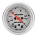 Auto Meter 4376 Ultra-Lite Full Sweep Electric Boost / Vacuum Gauge with Peak Memory and Warning (4376, A484376)