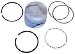 Beck Arnley  012-5295  Piston Assembly Standard, Pack of 4 (012-5295, 125295, 0125295)
