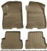 Husky Liners 98113 Tan Custom Fit Front and Second Seat Floor Liner Set (H2198113, 98113)