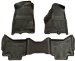 Husky Liners WeatherBeater Floor Liners BlackCombination Front & Rear Liners - WeatherBeater Style (98011, H2198011)