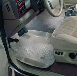 Husky Front Seat Floor Liners Floor Mats - Floor Liners - Front Seat - Rubberized - Tan - Mitsubishi - Montero - Pair (38503, H2138503)