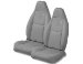 Bestop 3933409 Seat Covers - TrailMax High Back Bucket Vinyl All CJ and Wrangler 76-02 Charcoal (3933409, 39334-09, D343933409)