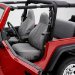1997-2002 Jeep Wrangler SeatSaver Custom Seat Cover w/High Back Bucket Seat Polycotton Gray/Silver (SS1248PCGY, C59SS1248PCGY)