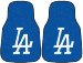 FanMats MLB Carpet Front Car Floor Mats Auto Floor Mats (1 Pair)Los Angeles Dodgers (6526, FAN6526)