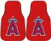 FanMats MLB Carpet Front Car Floor Mats Auto Floor Mats (1 Pair)Los Angeles Angels (6402, FAN6402)