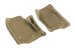 Catch-All Xtreme Floor Protection Floor Mat 2 pc. Front Bench Seat w/o 4-Wheel Drive Floor Shifter Tan (402612, M65402612)
