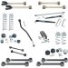Currie Enterprises CE-9801H 4 Inch Johnny Joint Suspension Lift Kit With Antirock Sway Bar For 1997-06 Jeep Wrangler (CE-9801H)