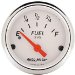 Auto Meter | 1317 2 1/16" Arctic White - Fuel Level Gauge - 240 Ohm Empty / 33 Ohm Empty (1317, A481317)