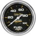 Auto Meter | 4811 2 5/8" Carbon Fiber Series - Fuel Pressure Gauge - Mechanical - 0-15 PSI (4811, A484811)