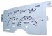 Nu Image WG103 White Gauge Face for Chevy and GMC (WG103, N31WG103)