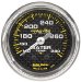 Auto Meter 4721 Carbon Fiber Mechanical Oil Pressure Gauge (4721, A484721)