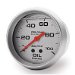 Auto Meter | 4622 2 5/8" Silver - Oil Pressure Gauge - Liquid Filled - 0-200 PSI (4622, A484622)