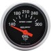 Auto meter 3348 Sport-Compact Oil Temperature Gauge (3348, A483348)