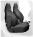 Bestop 2922615 Seat Covers - Seat Covers High Back Bucket (pair) Wrangler 97-02 Black Denim (2922615, D342922615, 29226-15)
