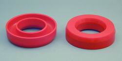 Prothane 7-1715 Red 1.5'' Lift Front Coil Spring Spacer Kit (7-1715, P8871715, 71715)