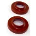 Prothane Jeep TJ Wrangler Front Coil Spring Pad Kit 1" Red 97-06 (1-1701, 11701)
