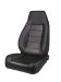 Rugged Ridge 13402.15 Factory Style Black Front Replacement Denim Seat with Recliner (1340215)