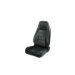 FRONT SEAT, RUGGED RIDGE, FACTORY REPLACEMENT WITH RECLINER, BLACK, 76-02 JEEP CJ & WRANGLER (1340201)