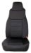 Rugged Ridge 13210.01 Black/Black Custom Neoprene Front Seat Cover - Pair (1321001)