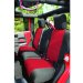 Rugged Ridge 13264.53 Black/Red Custom Neoprene Rear Seat Cover (1326453)