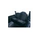 Rugged Ridge 13281.01 Black/Black Custom Fit Poly Cotton Rear Seat Cover (1328101)