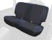 Rugged Ridge 13280.01 Black/Black Custom Fit Poly Cotton Rear Seat Cover (1328001)