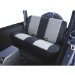 Rugged Ridge 13280.09 Custom Fabric Rear Seat Cover GRAY/BLACK For 1980-95 Jeep CJ & Wrangler (1328009)
