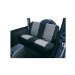 Rugged Ridge 13281.09 Custom Fabric Rear Seat Cover GRAY/BLACK For 1997-02 Jeep Wrangler (1328109)