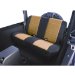 Rugged Ridge 13280.04 Custom Fabric Rear Seat Cover TAN/BLACK For 1980-95 Jeep CJ & Wrangler (1328004)